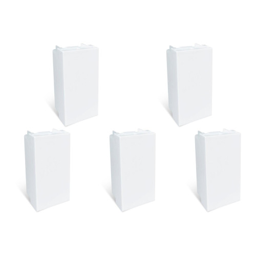 Kit C/5 - Modulo Steck Linha Stella Cego Branco 868090