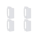 Kit C/4 - Placa Steck Linha Stella Branca 4X2 - Cega Com ...