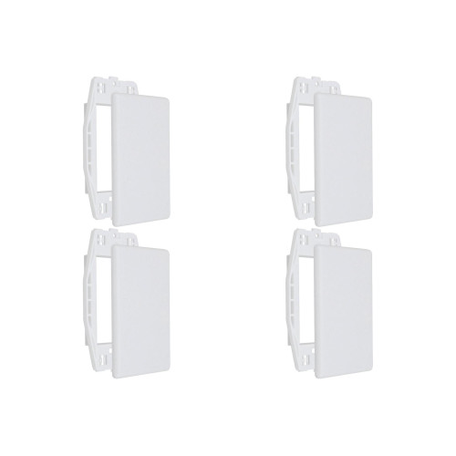 Kit C/4 - Placa Steck Linha Stella Branca 4X2 - Cega Com ...