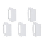 Kit C/5 - Placa Steck Linha Stella Branca 4X2 - Cega Com ...