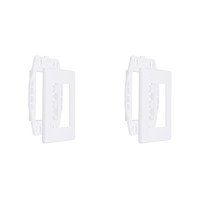 Kit C/2 - Placa Steck Linha Stella Branca 4X2 - 3 Modulos...