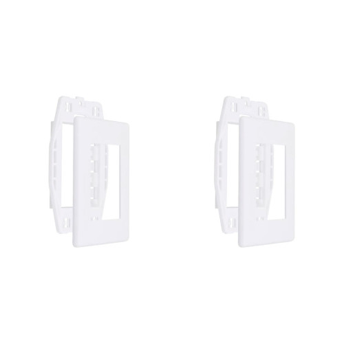 Kit C/2 - Placa Steck Linha Stella Branca 4X2 - 3 Modulos...