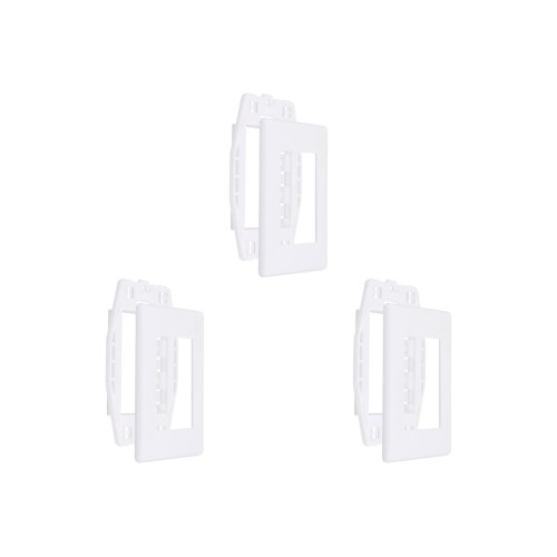 Kit C/3 - Placa Steck Linha Stella Branca 4X2 - 3 Modulos...