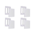 Kit C/4 - Placa Steck Linha Stella Branca 4X4 - Cega Com ...