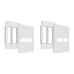 Kit C/2 - Placa Steck Linha Stella Branca 4X4 - 1 Modulo ...