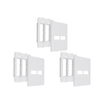 Kit C/3 - Placa Steck Linha Stella Branca 4X4 - 1 Modulo ...