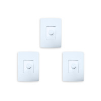 Kit C/3 - Dimmer Rotativo Qualitronix Bivolt Qd32