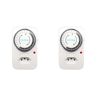 Kit C/2 - Timer Analogico Qualitronix Bivolt Qta01