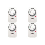 Kit C/4 - Timer Analogico Qualitronix Bivolt Qta01