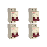 Kit C/4 - Disjuntor Steck ''Din'' Bipolar 70A. C