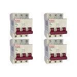 Kit C/4 - Disjuntor Steck ''Din'' Tripolar 70A. C
