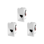 Kit C/3 - Modulo Pial Pop Branco Tomada Telefone Rj11 - L...