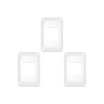 Kit C/3 - Placa Pial Pop Branca 4X2 - 2 Modulos Juntos Lgp22