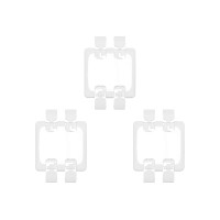 Kit C/3 - Placa Pial Pop Branca 4X4 - Cega Lgp40