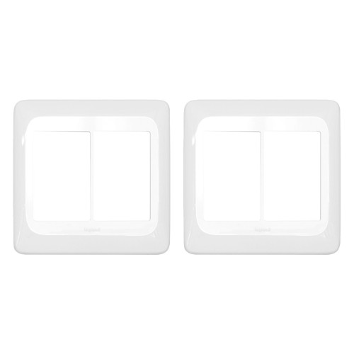 Kit C/2 - Placa Pial Pop Branca 4X4 - 3 Modulos+3 Modulos...