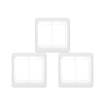 Kit C/3 - Placa Pial Pop Branca 4X4 - 3 Modulos+3 Modulos...