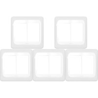 Kit C/5 - Placa Pial Pop Branca 4X4 - 3 Modulos+3 Modulos...
