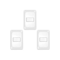 Kit C/3 - Conjunto Pial Pop Modulo Com Placa 4X2 - 1 Simp...