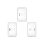 Kit C/3 - Conjunto Pial Pop Modulo Com Placa 4X2 - Bipola...