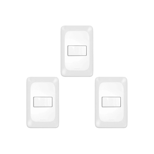 Kit C/3 - Conjunto Pial Pop Modulo Com Placa 4X2 - 1 Para...