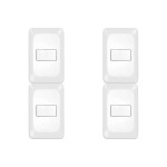 Kit C/4 - Conjunto Pial Pop Modulo Com Placa 4X2 - 1 Para...