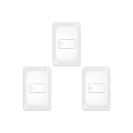 Kit C/3 - Conjunto Pial Pop Modulo Com Placa 4X2 - Pulsad...