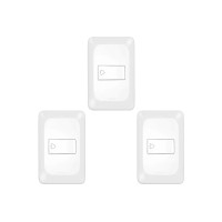 Kit C/3 - Conjunto Pial Pop Modulo Com Placa 4X2 - Pulsad...
