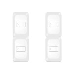 Kit C/4 - Conjunto Pial Pop Modulo Com Placa 4X2 - Pulsad...