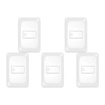Kit C/5 - Conjunto Pial Pop Modulo Com Placa 4X2 - Pulsad...