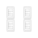 Kit C/4 - Conjunto Pial Pop Modulo Com Placa 4X2 - 3 Simp...