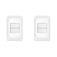 Kit C/2 - Conjunto Pial Pop Modulo Com Placa 4X2 - 2 Para...