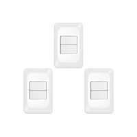 Kit C/3 - Conjunto Pial Pop Modulo Com Placa 4X2 - 2 Para...