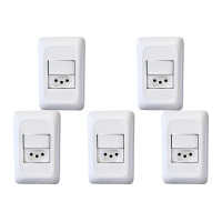 Kit C/5 - Conjunto Pial Pop Modulo Com Placa 4X2 - 1 Para...