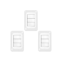 Kit C/3 - Conjunto Pial Pop Modulo Com Placa 4X2 - 3 Para...