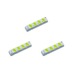 Kit C/3 - Tomada Barra Fiolux 2P+T. 20A. Quadrupla Cinza/...