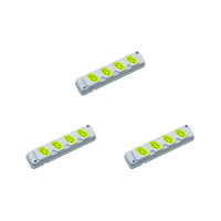 Kit C/3 - Tomada Barra Fiolux 2P+T. 20A. Quadrupla Cinza/...