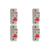 Kit C/4 - Disjuntor Steck ''Din'' Unipolar 125A. C