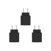 Kit C/3 - Plug Protetor De Tensao Qualitronix 2 Polos 10A...