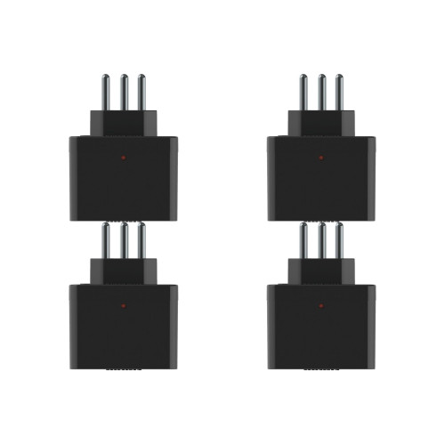 Kit C/4 - Plug Protetor De Tensao Qualitronix 2 Polos + T...