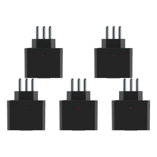 Kit C/5 - Plug Protetor De Tensao Qualitronix 2 Polos + T...