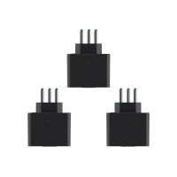 Kit C/3 - Plug Protetor De Tensao Qualitronix 2 Polos + T...