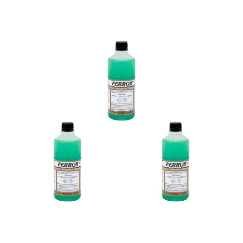 Kit C/3 - Removedor Ferrugem Ferrox 500 Ml