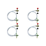 Kit C/4 - Transferidor De Gas P13 para P2 Com Registro