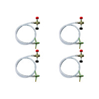 Kit C/4 - Transferidor De Gas P13 para P2 Com Registro