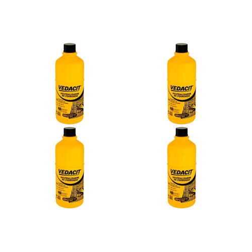 Kit C/4 - Removedor Neutralizador Convertedor. Ferrugem 5...