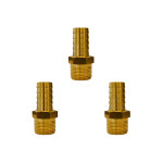 Kit C/3 - Adaptador Espigao Fixo Macho Garden 3/4X3/4