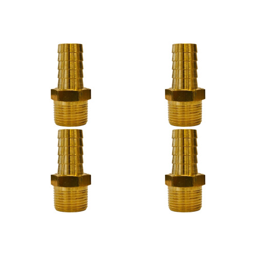 Kit C/4 - Adaptador Espigao Fixo Macho Garden 3/4X3/4