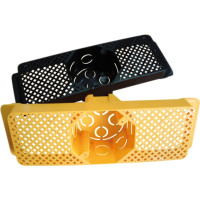 Suporte P/Laje C/Caixa-Forro 30Cm Preto Brasco - Kit C/10 Unidades