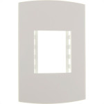Espelho Placa Peesa Alfa P1505 4X2 2Modulo Branco