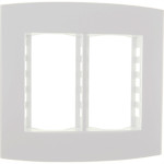 Espelho Placa Peesa Alfa P1533 4X4 6Modulo Branco